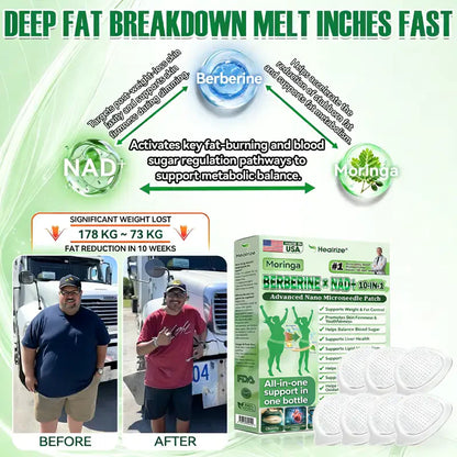 🇺🇸 𝐎𝐟𝐟𝐢𝐜𝐢𝐚𝐥 𝐔𝐒 𝐒𝐭𝐨𝐫𝐞 | 🧑‍⚕️🩺 𝐇𝐞𝐚𝐥𝐫𝐢𝐳𝐞® Moringa · Berberine × NAD+ 𝟏𝟎-𝐢𝐧-𝟏 𝐀𝐝𝐯𝐚𝐧𝐜𝐞𝐝 𝐍𝐚𝐧𝐨 𝐌𝐢𝐜𝐫𝐨𝐧𝐞𝐞𝐝𝐥𝐞 𝐏𝐚𝐭𝐜𝐡 — 𝐎𝐧𝐜𝐞 𝐃𝐚𝐢𝐥𝐲, 𝐕𝐢𝐬𝐢𝐛𝐥𝐞 𝐑𝐞𝐬𝐮𝐥𝐭𝐬 𝐢𝐧 𝟕 𝐃𝐚𝐲𝐬🔥